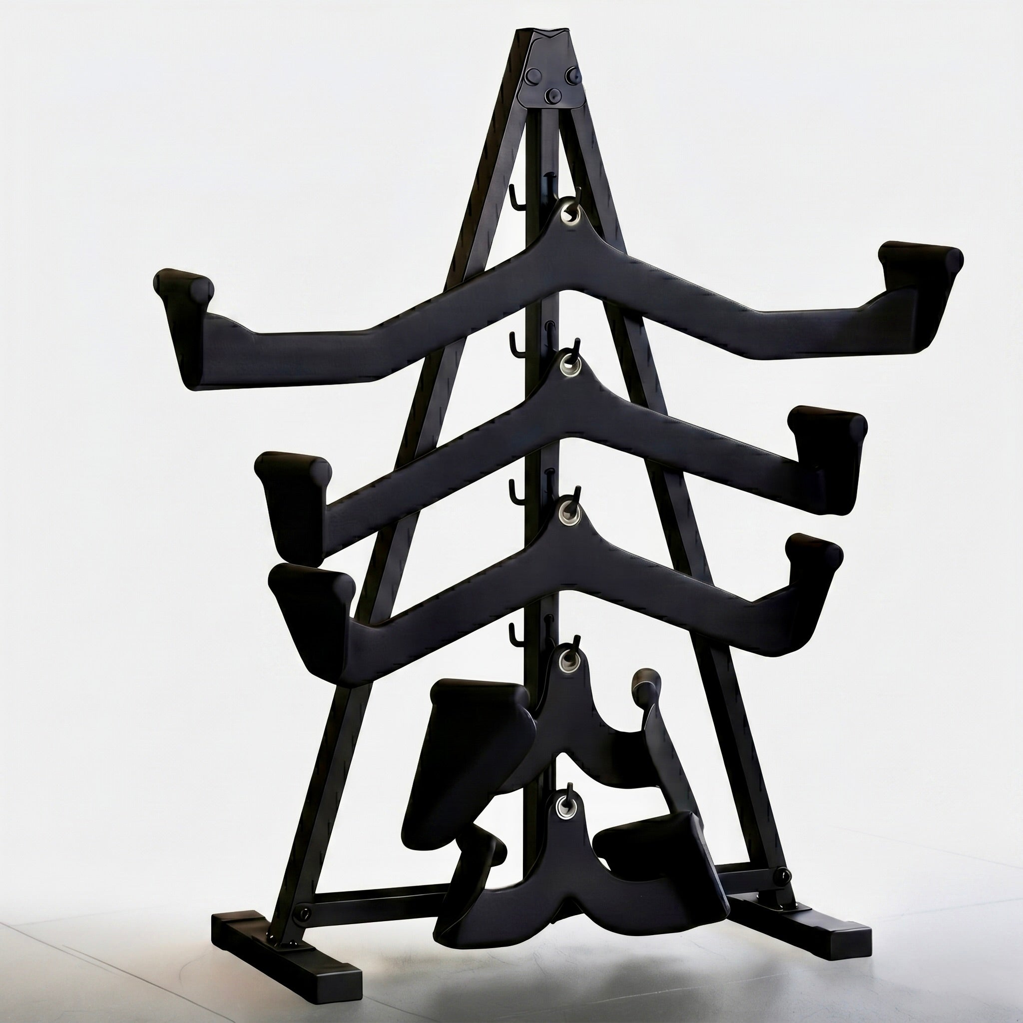 Gymbandit ErgoPro Komplett-Set: 5 Ergonomische Zuggriffe inkl. Studio-Rack